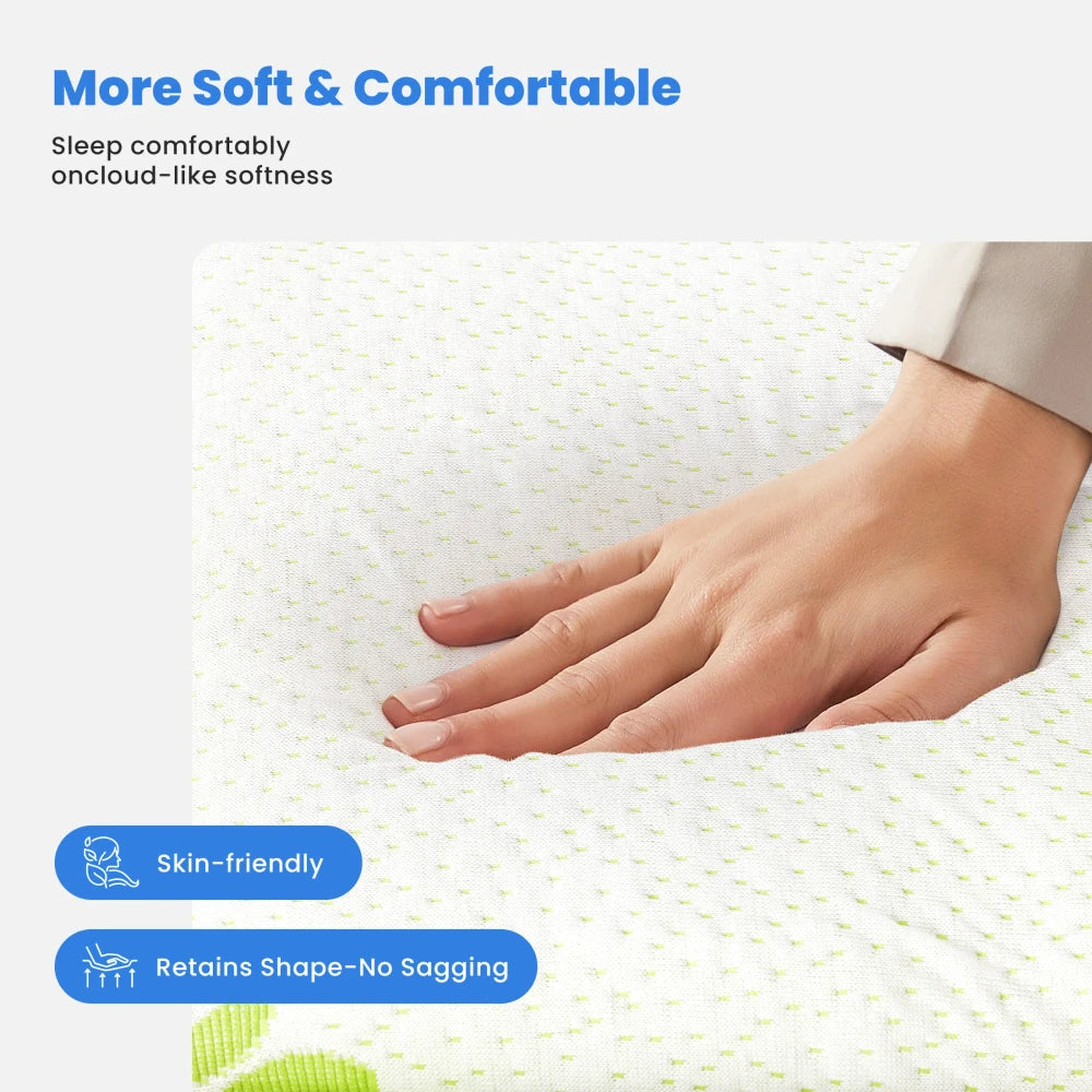 Bamboo Viscose Memory Foam Mattress Topper