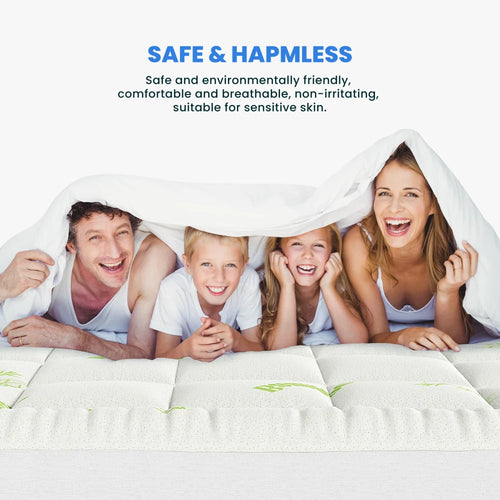 Bamboo Viscose Memory Foam Mattress Topper